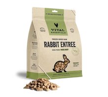 Vital Essentials Rabbit Entree Mini Nibs Freeze Dried Raw Food For Dog