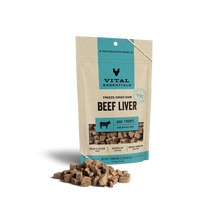 Vital Essentials Beef Liver Freeze Dried Treats For Dog