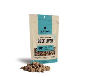 Vital Essentials Beef Liver Freeze Dried Treats For Dog