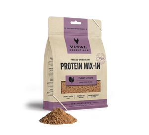 Vital Essentials Protein Mix In Turkey Recipe Ground Topper Freeze Dried Raw Food For Dog