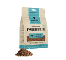 Vital Essentials Protein Mix In Beef Recipe Ground Topper Freeze Dried Raw Food For Dog