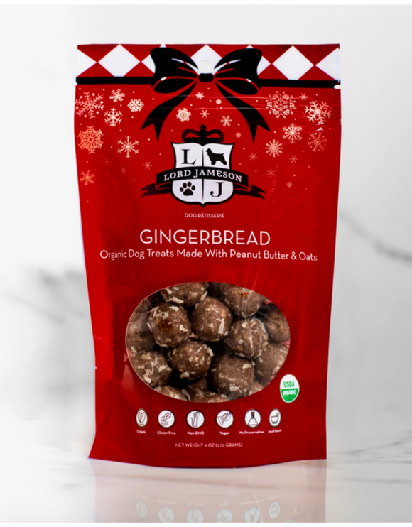 Lord Jameson Gingerbread Holiday Display Seasonal Organic Treats For Dogs