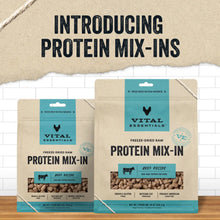 Vital Essentials Protein Mix In Beef Recipe Mini Nibs Topper Freeze Dried Raw Food For Dog