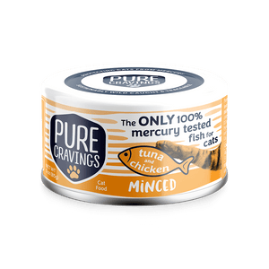 Pure Cravings Minced Tuna & Chicken Grain-Free Wet Food for Cats