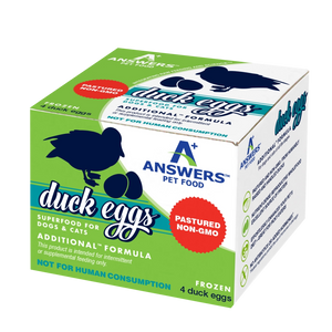 Answers Additional Organic Duck Eggs Formula Frozen Raw Food For Dogs And Cats