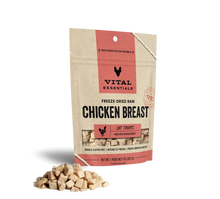 Vital Essentials Chicken Breast Freeze Dried Treats For Cat