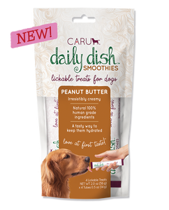 Caru Daily Dish Smoothies Lickable Peanut Butter Treats For Dogs