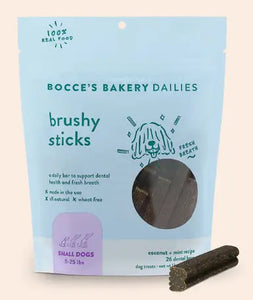 Bocce’s Bakery Brushy Sticks Dental Bars Treats For Dogs