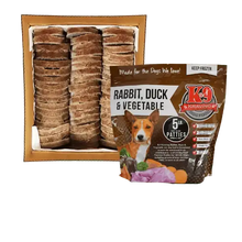 K9 kraving Rabbit Duck & Vegetable Raw Frozen Dog Food