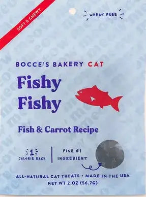 Bocce’s Bakery Fishy Fishy Soft Chewy Treats For Cats