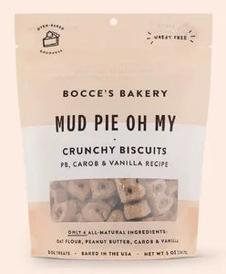 Bocce’s Bakery Mud Pie Oh My Crunchy Biscuits Treats For Dogs