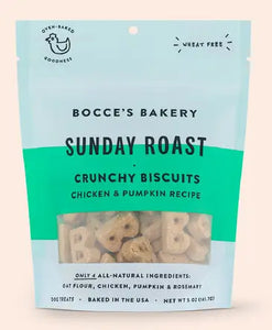 Bocce’s Bakery Sunday Roast Crunchy Biscuits Treats For Dogs