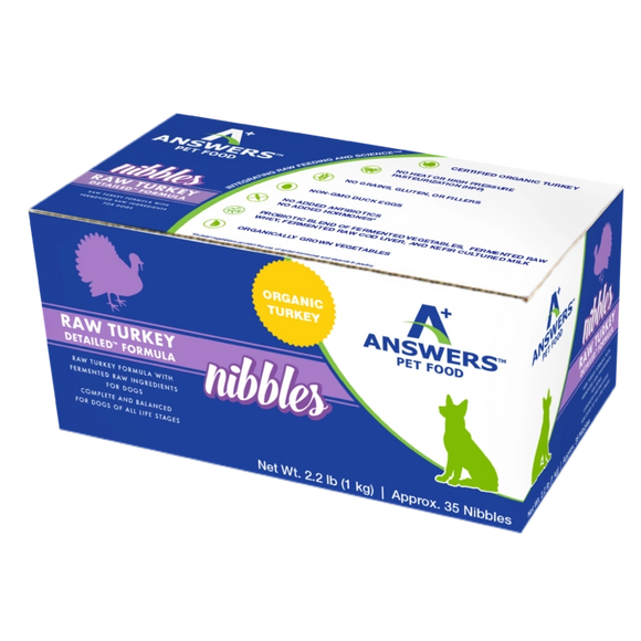Answers Detailed Turkey Formula Nibbles Frozen Raw Food For Dogs