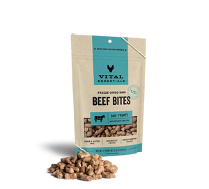 Vital Essentials Beef Bites Freeze Dried Treats For Dog