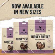 Vital Essentials Turkey Entree Mini Nibs Freeze Dried Raw Food For Dog