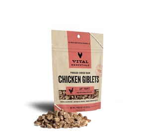 Vital Essentials Chicken Giblets Freeze Dried Treats For Cat