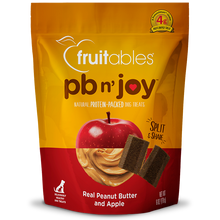 Fruitables Pb N Joy Bars Real Peanut Butter & Apple Grain Free Dog Treats
