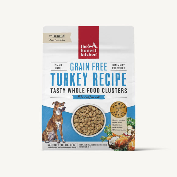 The Honest Kitchen Whole Food Clusters All Life Stage Turkey Recipe Grain Free Dry Dog Food