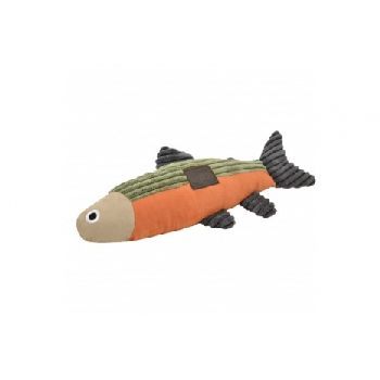 Tall Tails Fish With Squeaker Corduroy Dog Toy