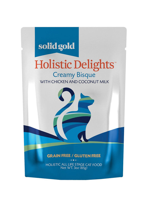 Solid Gold Holistic Delight Creamy Bisque Chicken And Coconut Milk Grain Free Wet Cat Food