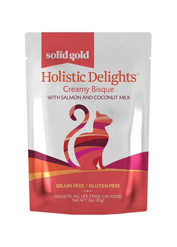 Solid Gold Holistic Delight Creamy Bisque Salmon And Coconut Milk Grain Free Wet Cat Food