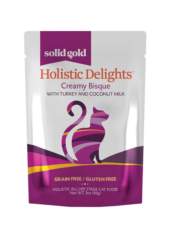 Solid Gold Holistic Delight Creamy Bisque Turkey And Coconut Milk Grain Free Wet Cat Food