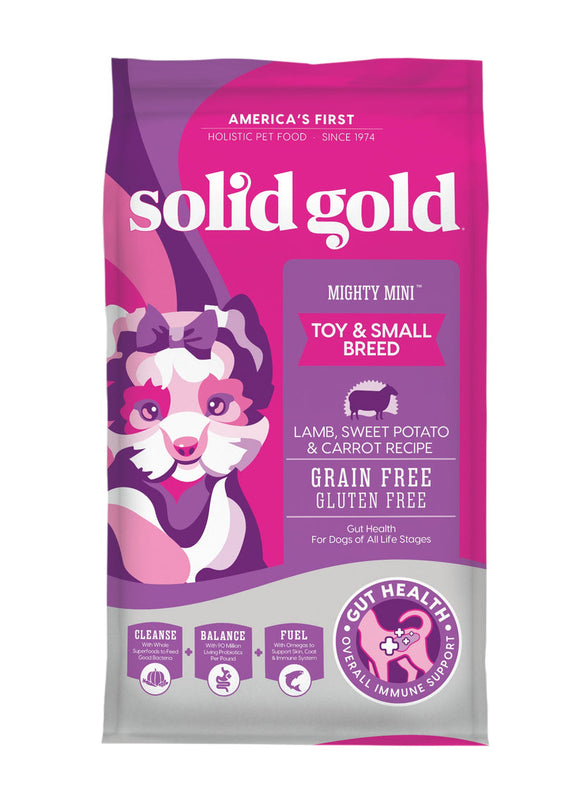 Solid Gold Mighty Mini Lamb Sweet Potato and Cranberry Recipe Grain Free Dry Dog Food