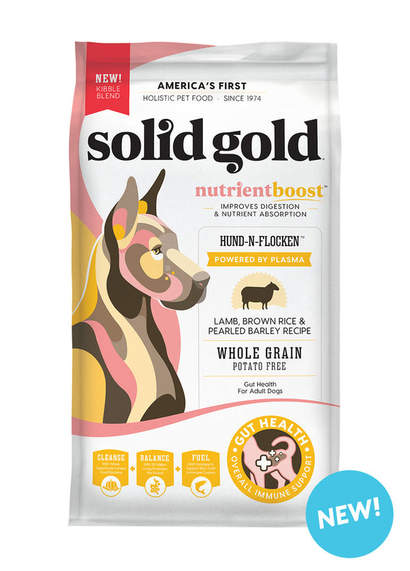 Solid Gold NutrientBoost Hund-N-Flocken Lamb Brown Rice & Barley