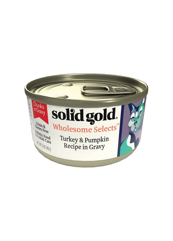 Solid Gold Wholesome Selects Turkey & Pumpkin in Gravy Cat