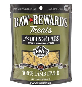 Northwest Naturals Lamb Liver Grain Free Raw Rewards Freeze Dried Treats For Dogs And Cats