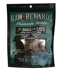 Northwest Naturals Chicken Necks Grain Free Raw Rewards Freeze Dried Treats For Dogs And Cats