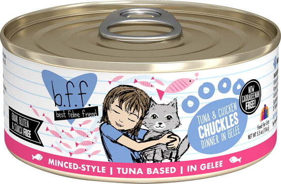 Weruva Cat Bff Originals Tuna & Chicken Chuckles Dinner In Gelee Wet Cat Food