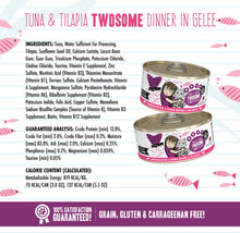 Weruva Cat Bff Originals Tuna & Tilapia Twosome Dinner In Gelee Wet Cat Food