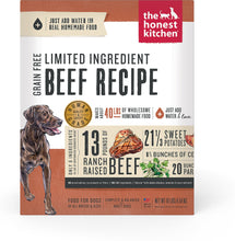 The Honest Kitchen Limited Ingredient Diet Adult Beef Recipe Dehydrated Dry Dog Food
