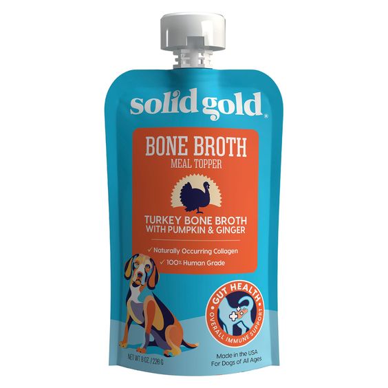 Solid Gold Bone Broth Turkey Dog Food Topper