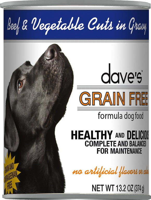 Dave’s Beef & Vegetable Cuts In Gravy Grain Free Wet Dog Food