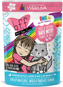 Weruva Cat Bff Omg Date Nite! Duck & Salmon Dinner In Gravy Grain Free Wet Cat Food