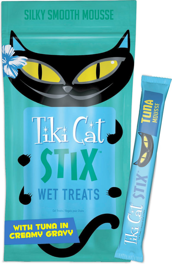 Tiki Cat Stix Tuna In Creamy Gravy Grain Free Wet Cat Treat