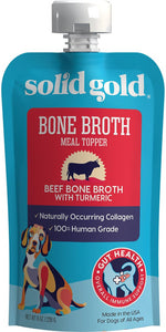 Solid Gold Bone Broth Beef Dog Food Topper