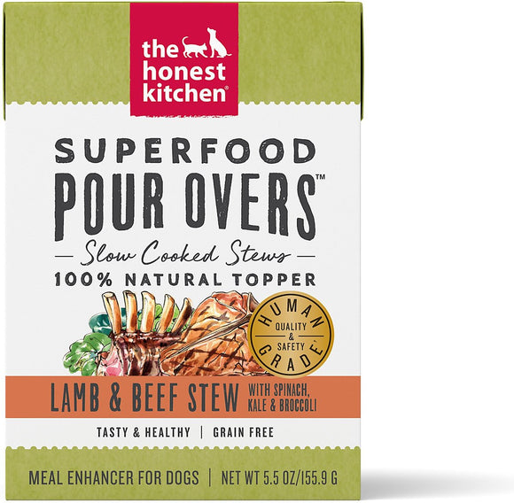 The Honest Kitchen Superfood Pour Overs Lamb & Beef Stew for Dogs