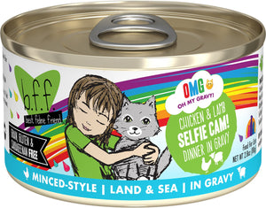 Weruva Cat Bff Omg Selfie Cam! Chicken & Lamb Dinner In Gravy Grain Free Wet Cat Food