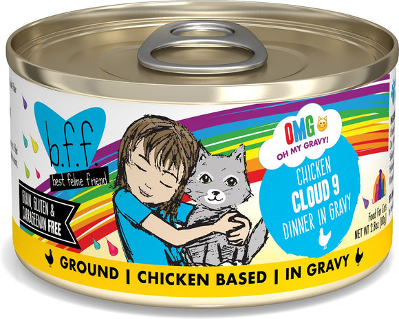 Weruva Cat Bff Omg Cloud 9! Chicken Dinner In Gravy Grain Free Wet Cat Food