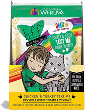 Weruva Cat Bff Omg Text Me! Chicken & Turkey Dinner In Gravy Grain Free Wet Cat Food