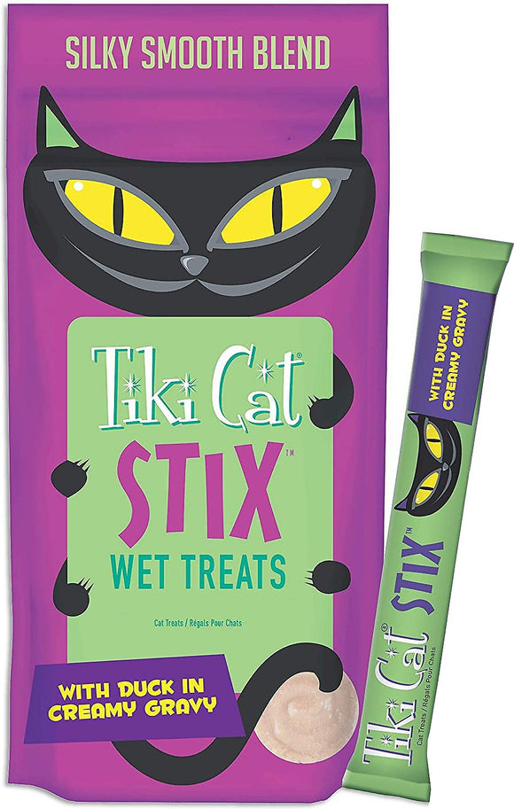 Tiki Cat Stix  Duck In Creamy Gravy Grain Free Wet Cat Treat