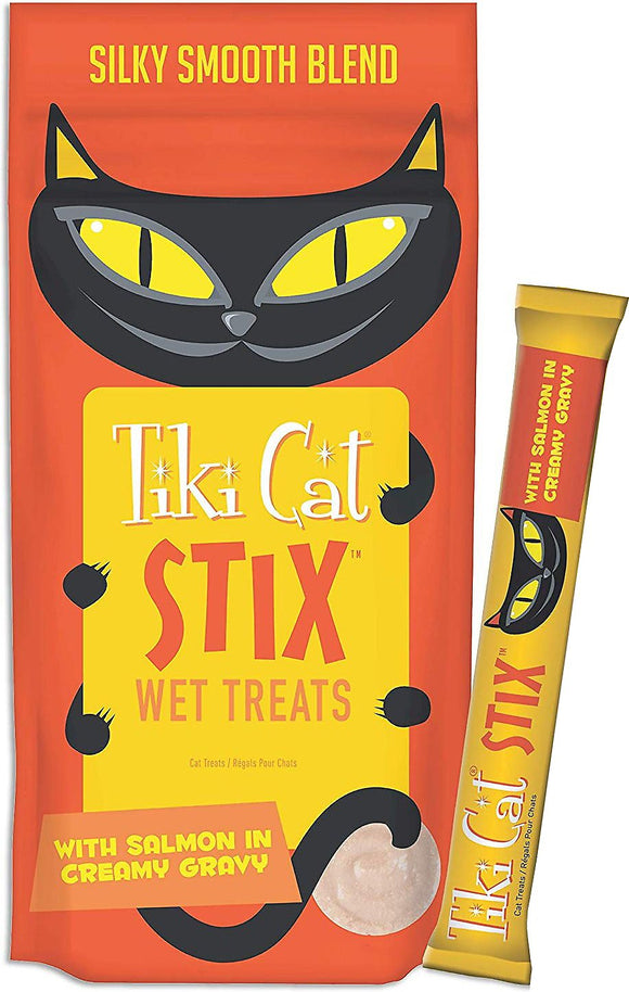 Tiki Cat Stix Salmon In Creamy Gravy Grain Free Wet Cat Treat