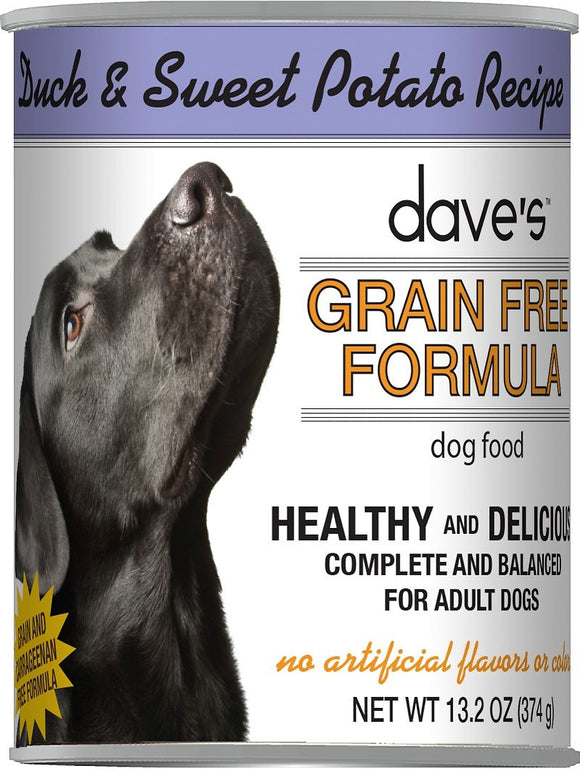 Dave’s Duck & Sweet Potato Grain Free Wet Dog Food