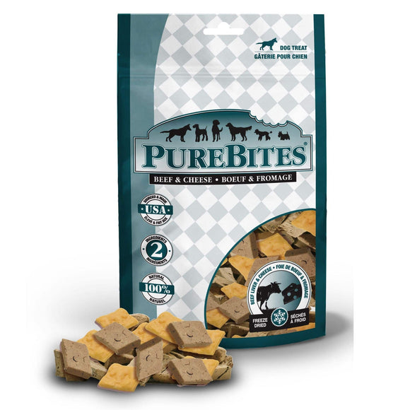 PureBites Beef & Cheese Grain Free Freeze Dried Raw Dog Treats