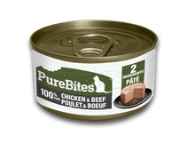 PureBites 100% Pure Chicken & Beef Pate Grain Free Wet Cat Food