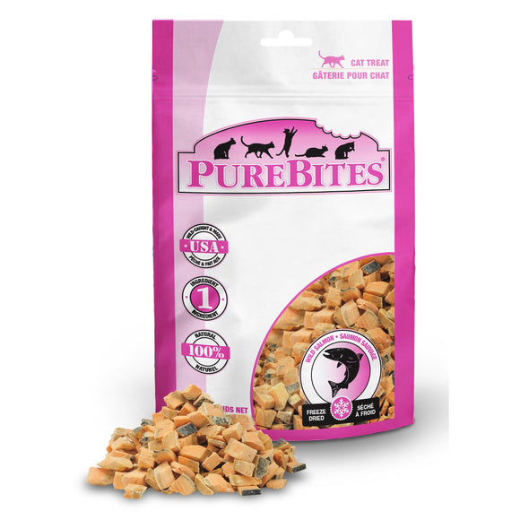 PureBites Salmon Grain Free Freeze Dried Raw Cat Treats