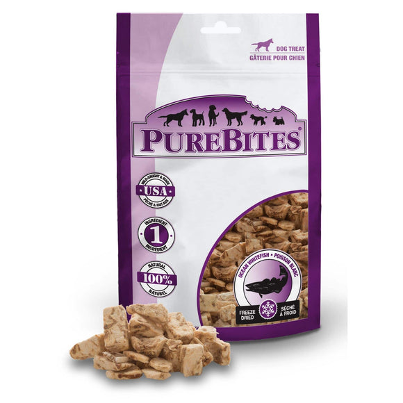 PureBites Ocean Whitefish Grain Free Freeze Dried Raw Dog Treats